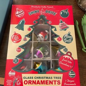 CHRISTOPHER RADKO PRESENTS SHINY BRITE MINI ORNAMENTS